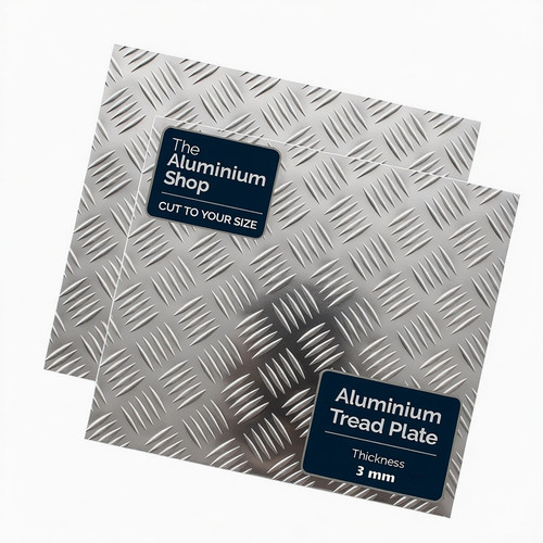 Aluminium checker plate tread - checker,