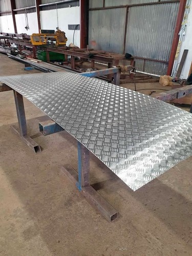 Aluminium chequer plate - plate, –