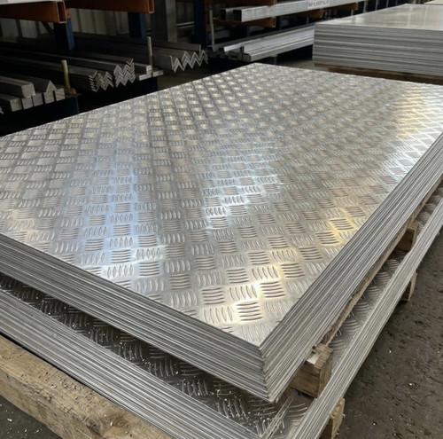 Aluminium tread plate chequer - tread,