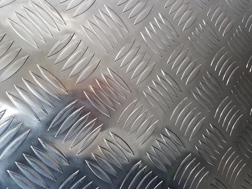 Aluminium chequer tread plate - aluminium,